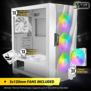 ANTEC DF700 FLUX MID - TOWER ATX CABINET WHITE - SWIFT PERIPHERALS1084528