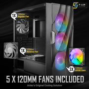 ANTEC DF700 FLUX MID - TOWER CABINET BLACK - SWIFT PERIPHERALS105283