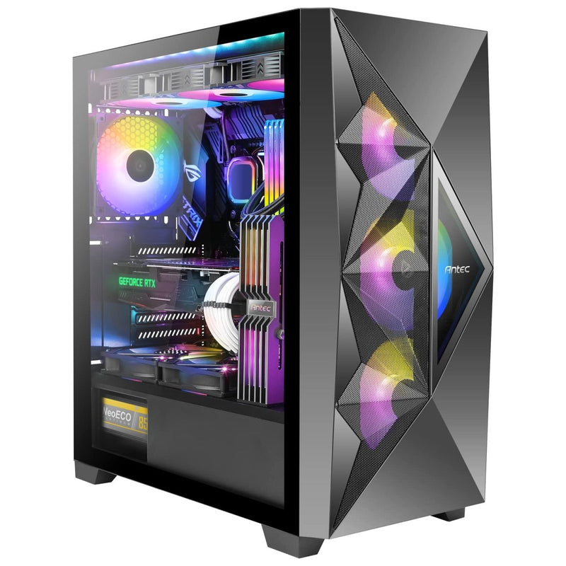 ANTEC DF800 FLUX ARGB (ATX) MID TOWER CABINET (BLACK) - SWIFT PERIPHERALS0-761345-80081-5