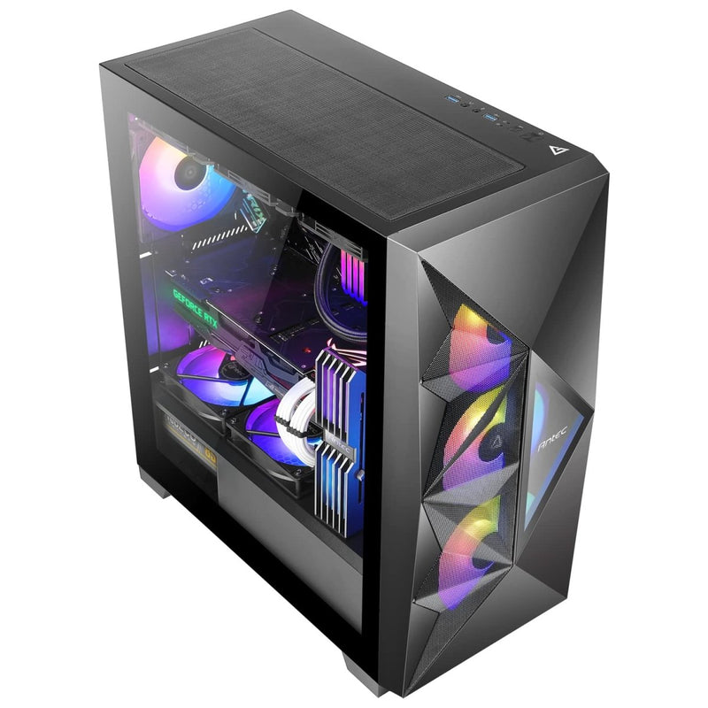 ANTEC DF800 FLUX ARGB (ATX) MID TOWER CABINET (BLACK) - SWIFT PERIPHERALS0-761345-80081-5