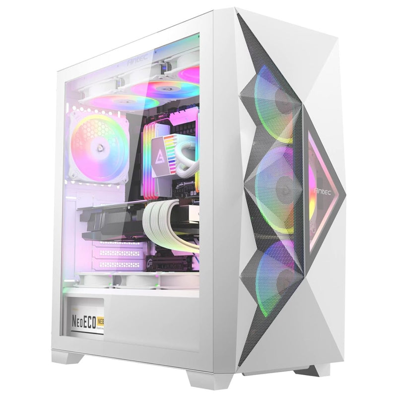 ANTEC DF800 FLUX ARGB (ATX) MID TOWER CABINET (WHITE) - SWIFT PERIPHERALS0-761345-80084-6