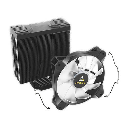 ANTEC FRIGUSAIR 400 ARGB 120MM CPU AIR COOLER (BLACK) - SWIFT PERIPHERALS0-761345-74007-4