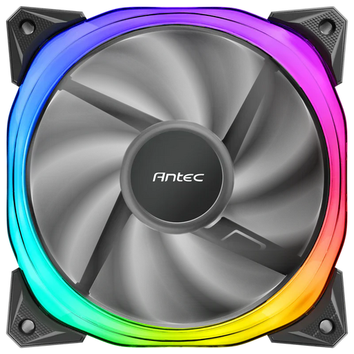 ANTEC FUSION 120 ARGB BLACK - 120MM ARGB CABINET FAN (SINGLE PACK) - SWIFT PERIPHERALS0-761345-57009-1