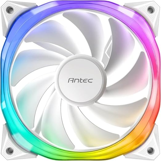 ANTEC FUSION 120 ARGB WHITE - 120MM ARGB CABINET FAN (SINGLE PACK) - SWIFT PERIPHERALS0-761345-74045-6