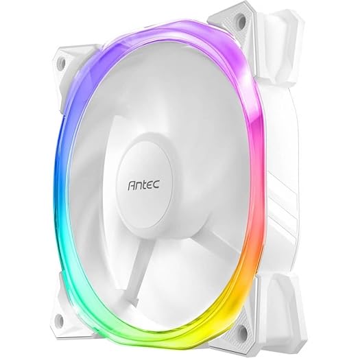 ANTEC FUSION 120 ARGB WHITE - 120MM ARGB CABINET FAN (SINGLE PACK) - SWIFT PERIPHERALS0-761345-74045-6
