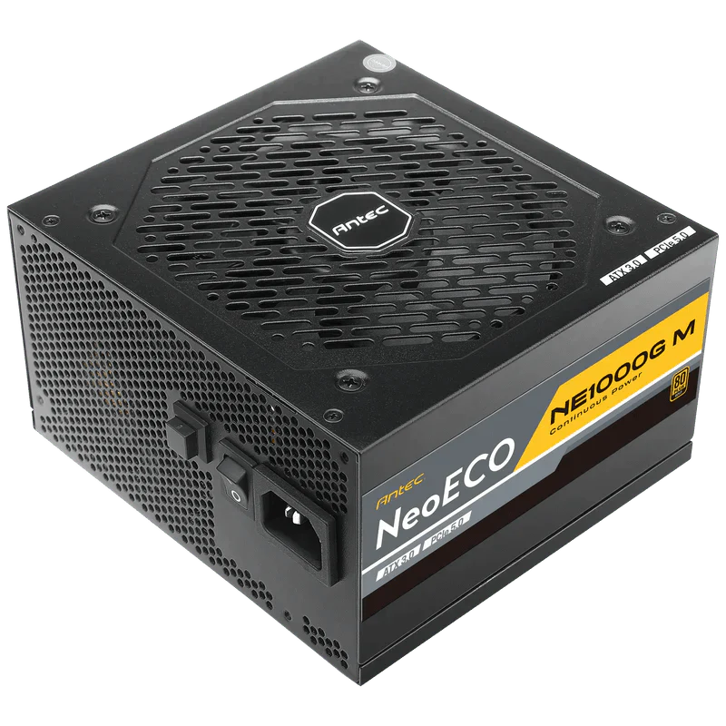 ANTEC NE1000G M ATX 3.0 WHITE 80 PLUS GOLD FULLY MODULAR POWER SUPPLY - SWIFT PERIPHERALS1093721