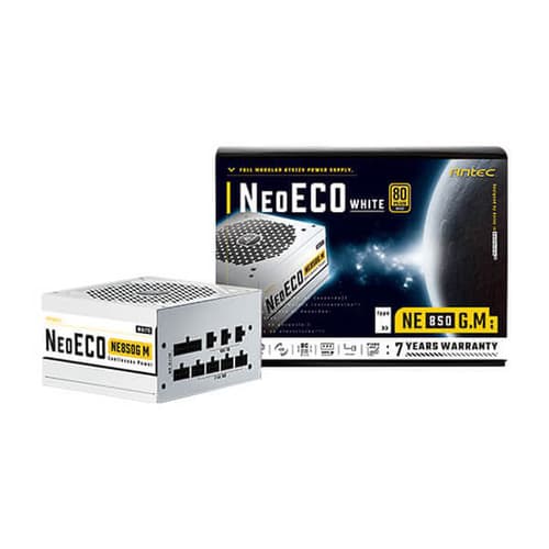 ANTEC NE850 WHITE 850 WATT 80 PLUS GOLD SMPS - SWIFT PERIPHERALS0-761345-11230-7