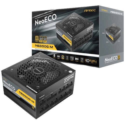 ANTEC NE850G M ATX 3.0 SMPS - 850 WATT 80 PLUS GOLD SMPS - SWIFT PERIPHERALS0-761345-11389-2