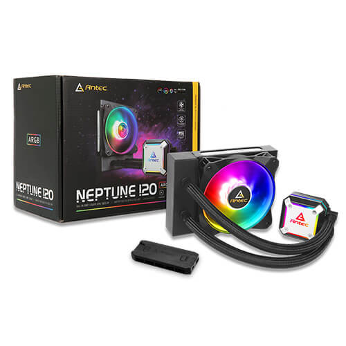 ANTEC NEPTUNE 120 ARGB ADVANCED ALL IN ONE 120MM CPU LIQUID COOLER - SWIFT PERIPHERALSCooler-010