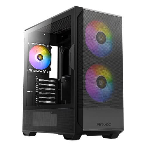 ANTEC NX416L ARGB (ATX) MID TOWER CABINET (BLACK) - SWIFT PERIPHERALS0-761345-10002-1
