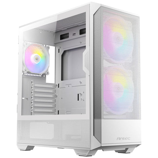 ANTEC NX416L ARGB (ATX) MID TOWER CABINET (WHITE) - SWIFT PERIPHERALS0-761345-10016-8