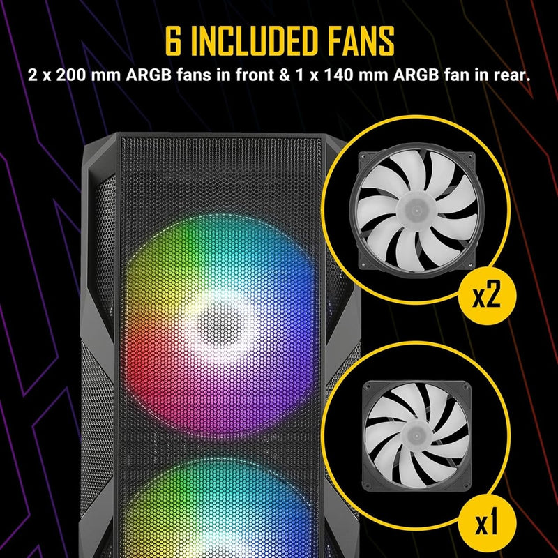 ANTEC NX800 MID - TOWER ATX CABINET - SWIFT PERIPHERALS100310