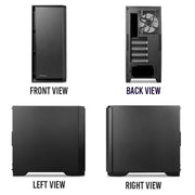 ANTEC P101S SILENT ATX MID TOWER CABINET (BLACK) - SWIFT PERIPHERALS0-761345-81103-3