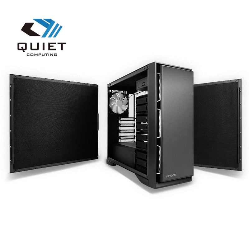 ANTEC P101S SILENT ATX MID TOWER CABINET (BLACK) - SWIFT PERIPHERALS0-761345-81103-3