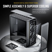ANTEC P20C (E - ATX) MID TOWER CABINET (BLACK) - SWIFT PERIPHERALS0-761345-80103-4