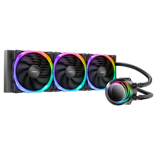 ANTEC VORTEX 360 LUM ARGB 360MM CPU LIQUID COOLER (BLACK) - SWIFT PERIPHERALS1093539