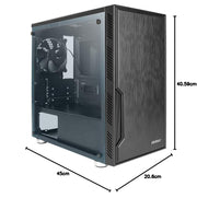 ANTEC VSK10 WINDOW MICRO - ATX CASE CABINET - SWIFT PERIPHERALS0-761345-80029-7