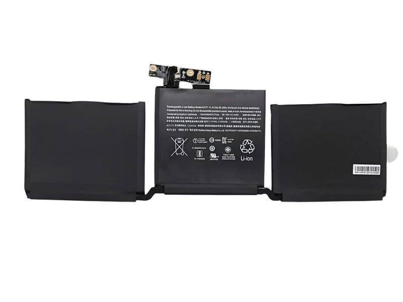 Apple A2171 OEM 58.2Wh 3800mAh 13.05V 3 Cell Laptop Battery for Select Apple Laptops - SWIFT PERIPHERALSA2171-OEM