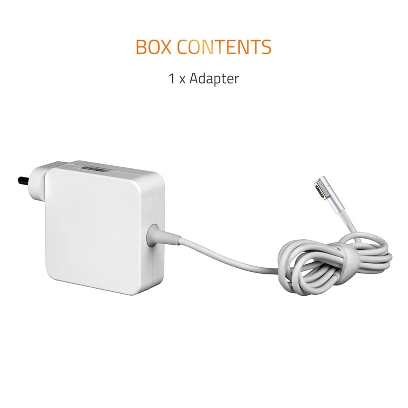 Apple MacBook MagSafe1 45W L - Tip 14.5V Compatible Laptop Adapter - SWIFT PERIPHERALSLEOADNP2178