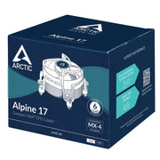 ARCTIC Alpine 17 92mm LGA1700 CPU Cooler with PWM Fan & Radial Heatsink - SWIFT PERIPHERALSACALP00040A