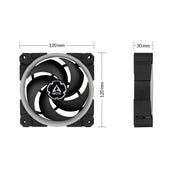 ARCTIC BioniX P120 A - RGB PWM 120mm CPU Case Cooling Fan - SWIFT PERIPHERALSACFAN00146A