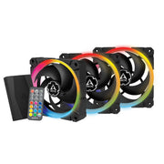 ARCTIC BioniX P120 A - RGB PWM 120mm CPU Case Cooling Fan Pack of 3 with Controller - SWIFT PERIPHERALSACFAN00156A
