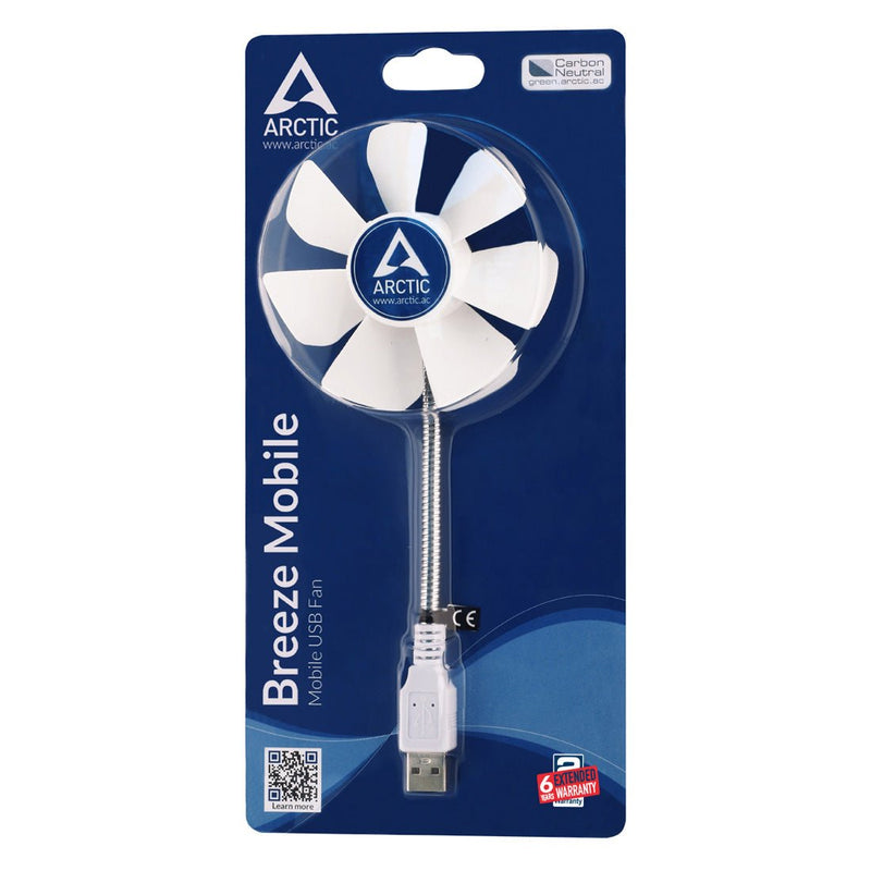 ARCTIC Breeze Mobile USB Portable Mini Fan with Flexible Neck - SWIFT PERIPHERALSABACO-BZG00-01000