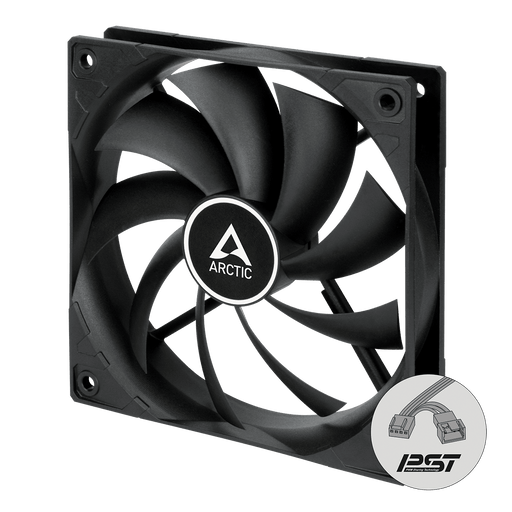 ARCTIC F12 PWM PST (BLACK) - SWIFT PERIPHERALSACFAN00200A