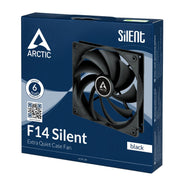 ARCTIC F14 Silent 140mm CPU Case Cooling Fan - Black - SWIFT PERIPHERALSACFAN00217A