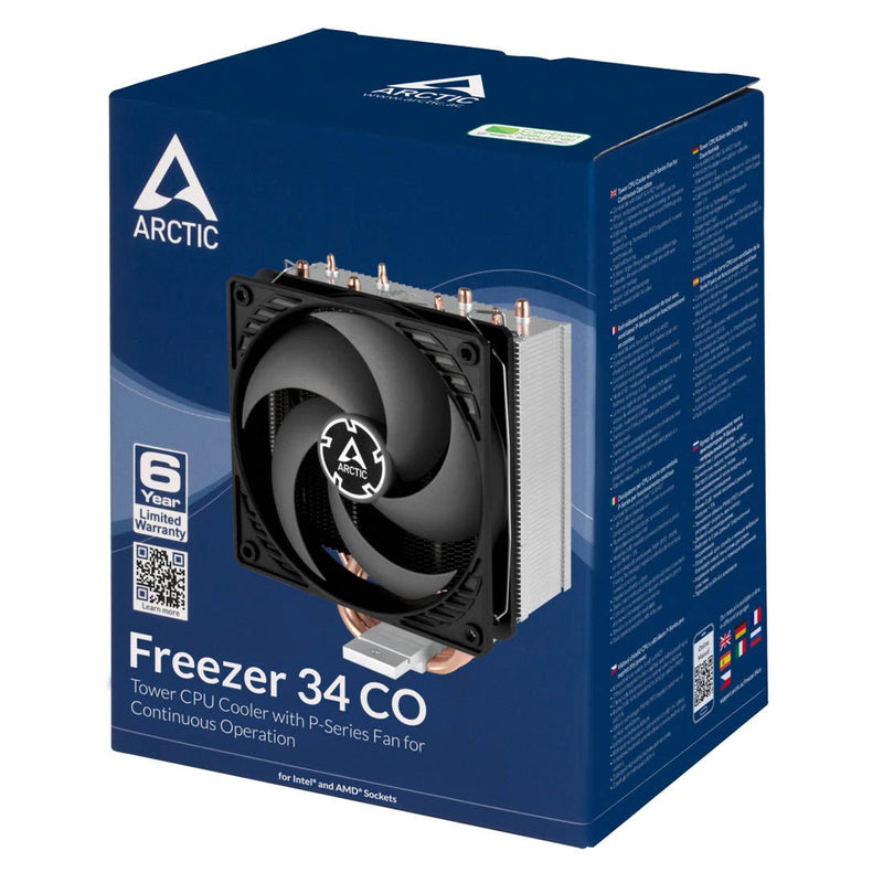 ARCTIC Freezer 34 CO Tower CPU Air Cooler with 120mm P - Fan - SWIFT PERIPHERALSACFRE00051A