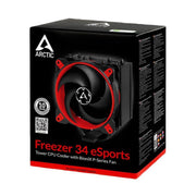 ARCTIC Freezer 34 eSports Tower CPU Air Cooler with 120mm BioniX - P Fan - Red - SWIFT PERIPHERALSACFRE00056A
