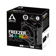 ARCTIC Freezer 36 A - RGB Tower CPU Air Cooler with 120mm P12 PWM - Black - SWIFT PERIPHERALSACFRE00124A