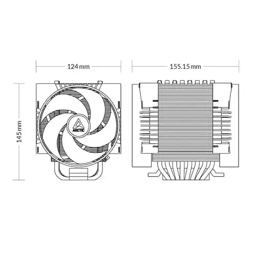 ARCTIC FREEZER 4U - M (TR4/TR5/XEON) ACFRE00133B - SWIFT PERIPHERALS1090832