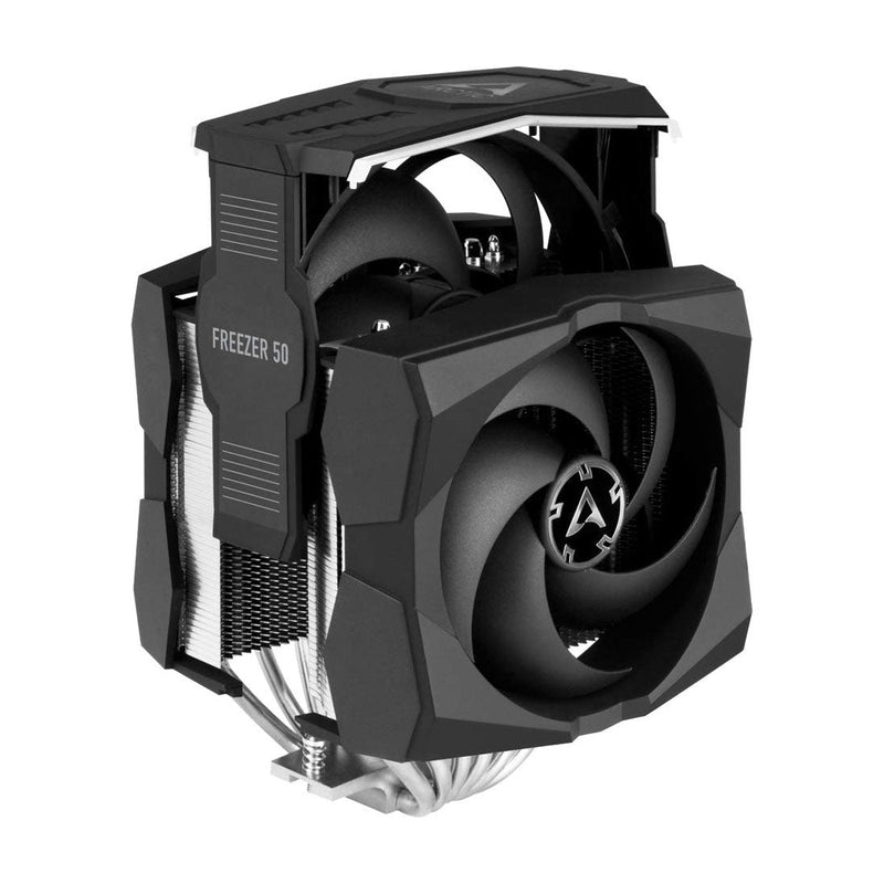 ARCTIC Freezer 50 Dual Tower CPU Air Cooler with A - RGB and Twin Fans - SWIFT PERIPHERALSACFRE00065A