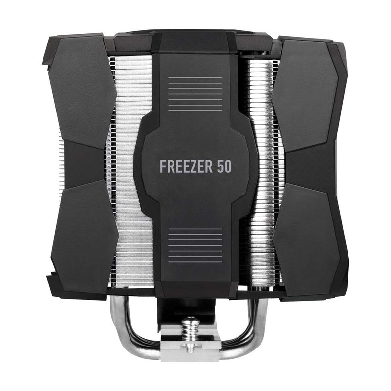 ARCTIC Freezer 50 Dual Tower CPU Air Cooler with Included A - RGB Controller and Twin Fans - SWIFT PERIPHERALSACFRE00080A