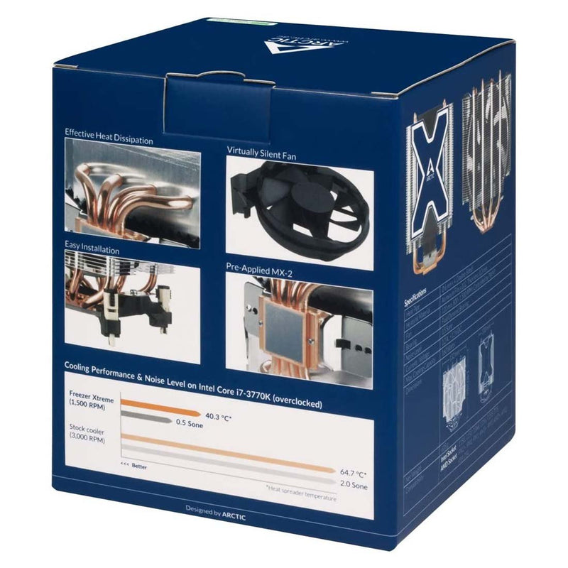 ARCTIC Freezer Xtreme Twin Tower CPU Air Cooler with PWM 120mm Fan - SWIFT PERIPHERALSUCACO-P0900-CSB01