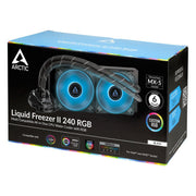 ARCTIC Liquid Freezer II 240 RGB 240mm AIO CPU Liquid Cooler with PWM Pump and VRM Fan - SWIFT PERIPHERALSACFRE00098A