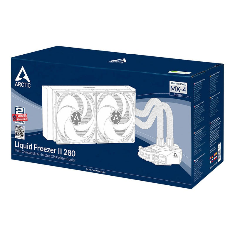 ARCTIC Liquid Freezer II 280 AIO 280mm CPU Liquid Cooler with PWM Pump and VRM Fan - SWIFT PERIPHERALSACFRE00066B