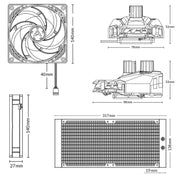 ARCTIC Liquid Freezer II 280 AIO 280mm CPU Liquid Cooler with PWM Pump and VRM Fan - SWIFT PERIPHERALSACFRE00066B