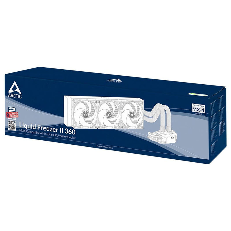 ARCTIC Liquid Freezer II 360 AIO 360mm CPU Liquid Cooler with PWM Pump and VRM Fan - SWIFT PERIPHERALSACFRE00068B