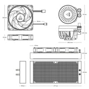 ARCTIC Liquid Freezer III 240 A - RGB 240mm AIO CPU Liquid Cooler - SWIFT PERIPHERALSACFRE00142A