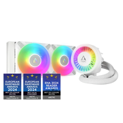 ARCTIC Liquid Freezer III 240 A - RGB 240mm AIO CPU Liquid Cooler - White - SWIFT PERIPHERALSACFRE00150A