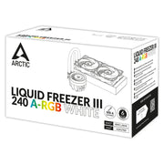 ARCTIC Liquid Freezer III 240 A - RGB 240mm AIO CPU Liquid Cooler - White - SWIFT PERIPHERALSACFRE00150A