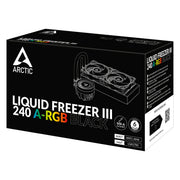 ARCTIC LIQUID FREEZER III - 240 A - RGB (BLACK) - SWIFT PERIPHERALS1092834