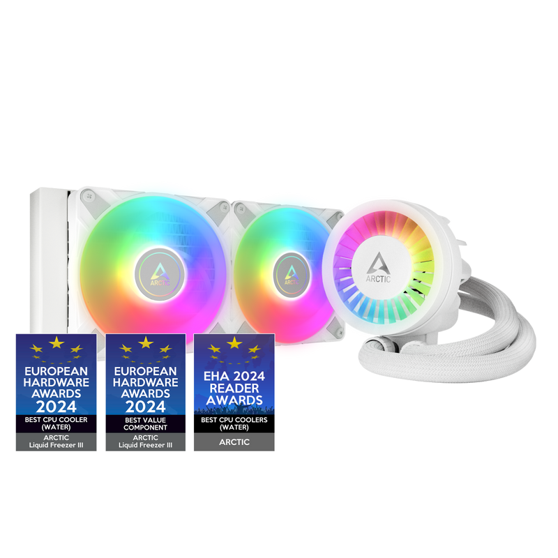 ARCTIC LIQUID FREEZER III - 240 A - RGB (WHITE) ACFRE00150A - SWIFT PERIPHERALS1092835
