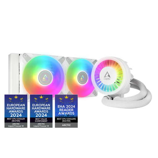ARCTIC LIQUID FREEZER III - 240 A - RGB (WHITE) ACFRE00150A - SWIFT PERIPHERALS1092835