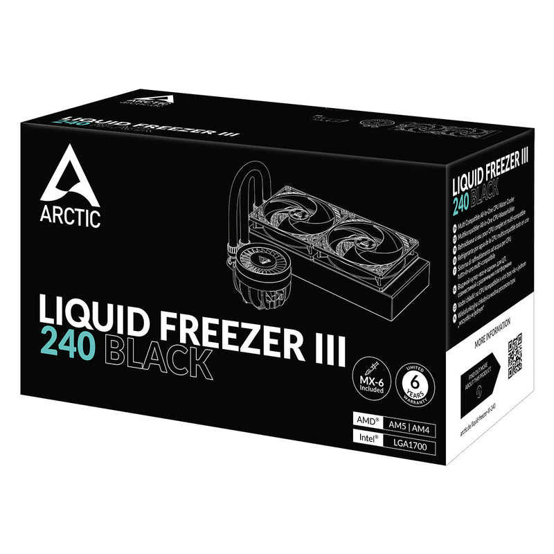 ARCTIC LIQUID FREEZER III - 240 (BLACK) - SWIFT PERIPHERALSACFRE00134A