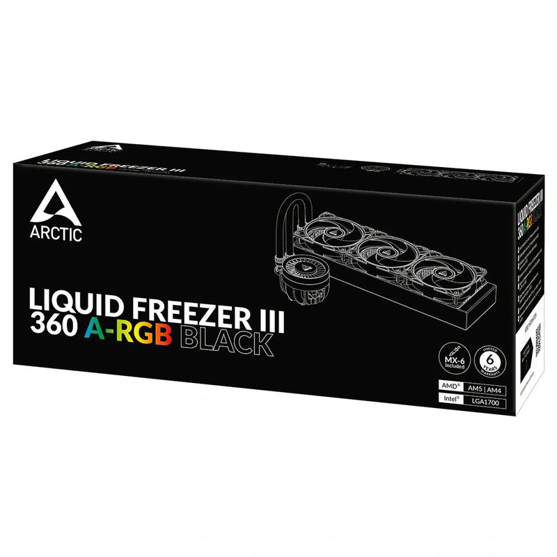 ARCTIC Liquid Freezer III 360 A - RGB 360mm AIO CPU Liquid Cooler - SWIFT PERIPHERALSACFRE00144A