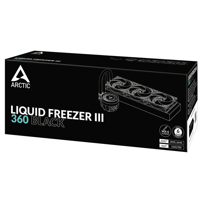 ARCTIC LIQUID FREEZER III - 360 (BLACK) - SWIFT PERIPHERALS1092227