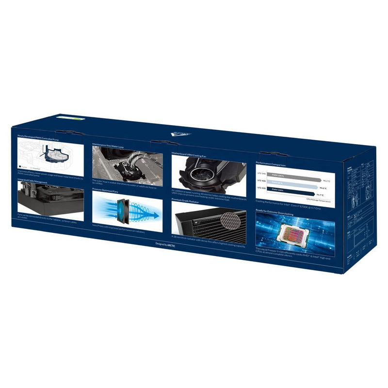 ARCTIC Liquid Freezer III 420 AIO 420mm CPU Liquid Cooler with PWM Pump and VRM Fan - SWIFT PERIPHERALSACFRE00092A